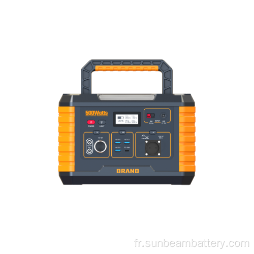 Stockage de batterie portable 500W